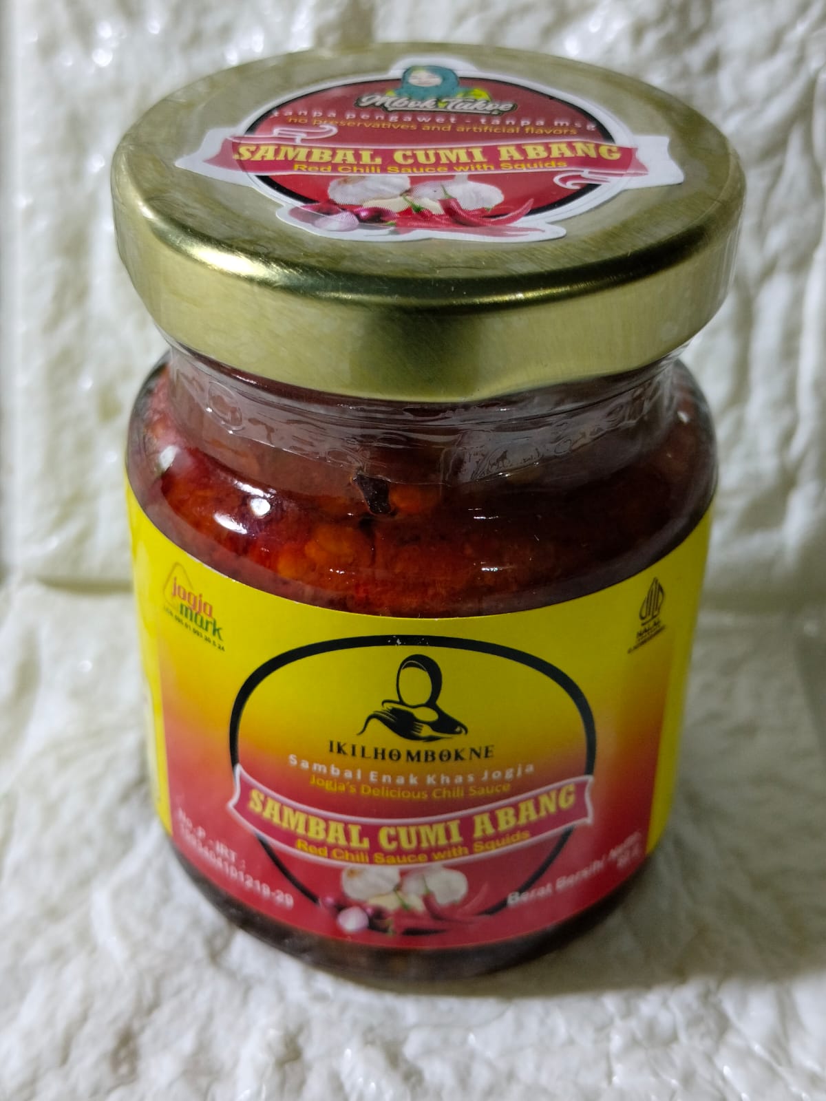Sambal Cumi Abang (Botol Kaca)
