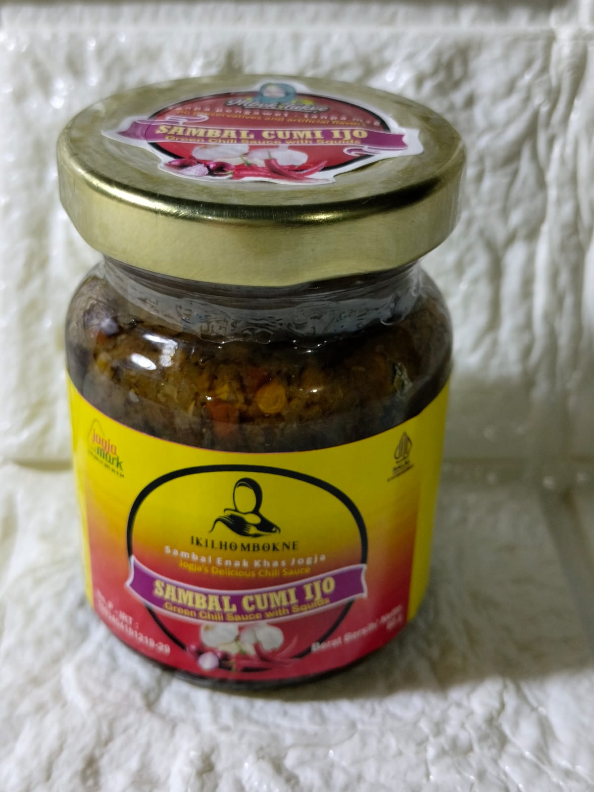 Sambal Cumi Ijo (Botol Kaca)