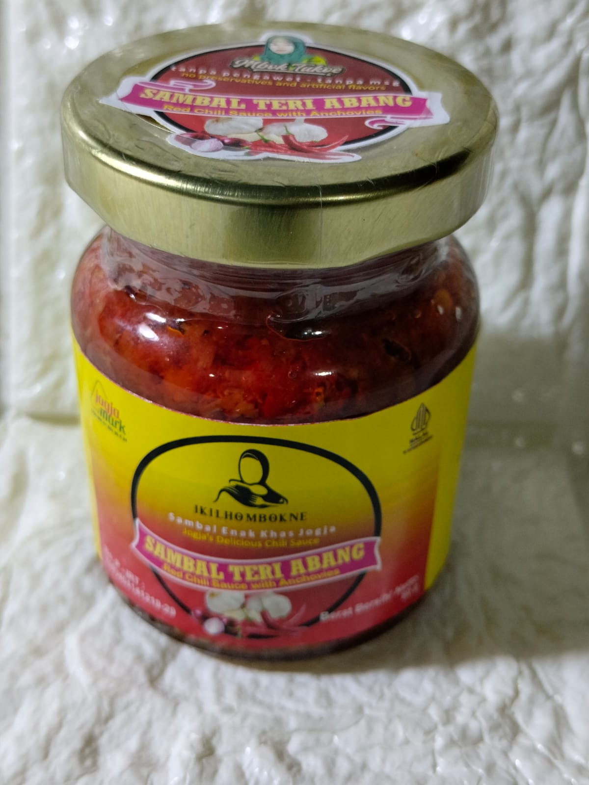 Sambal Teri Abang (Botol Kaca)