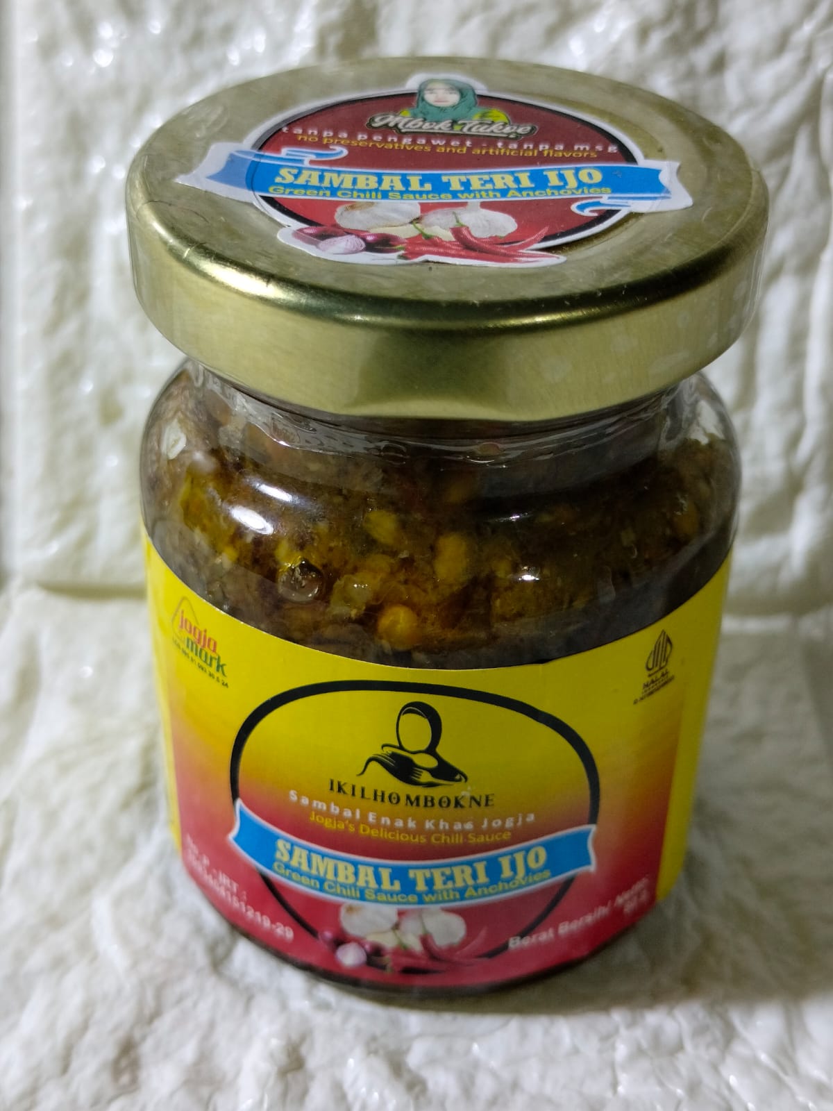 Sambal Teri Ijo (Botol Kaca)