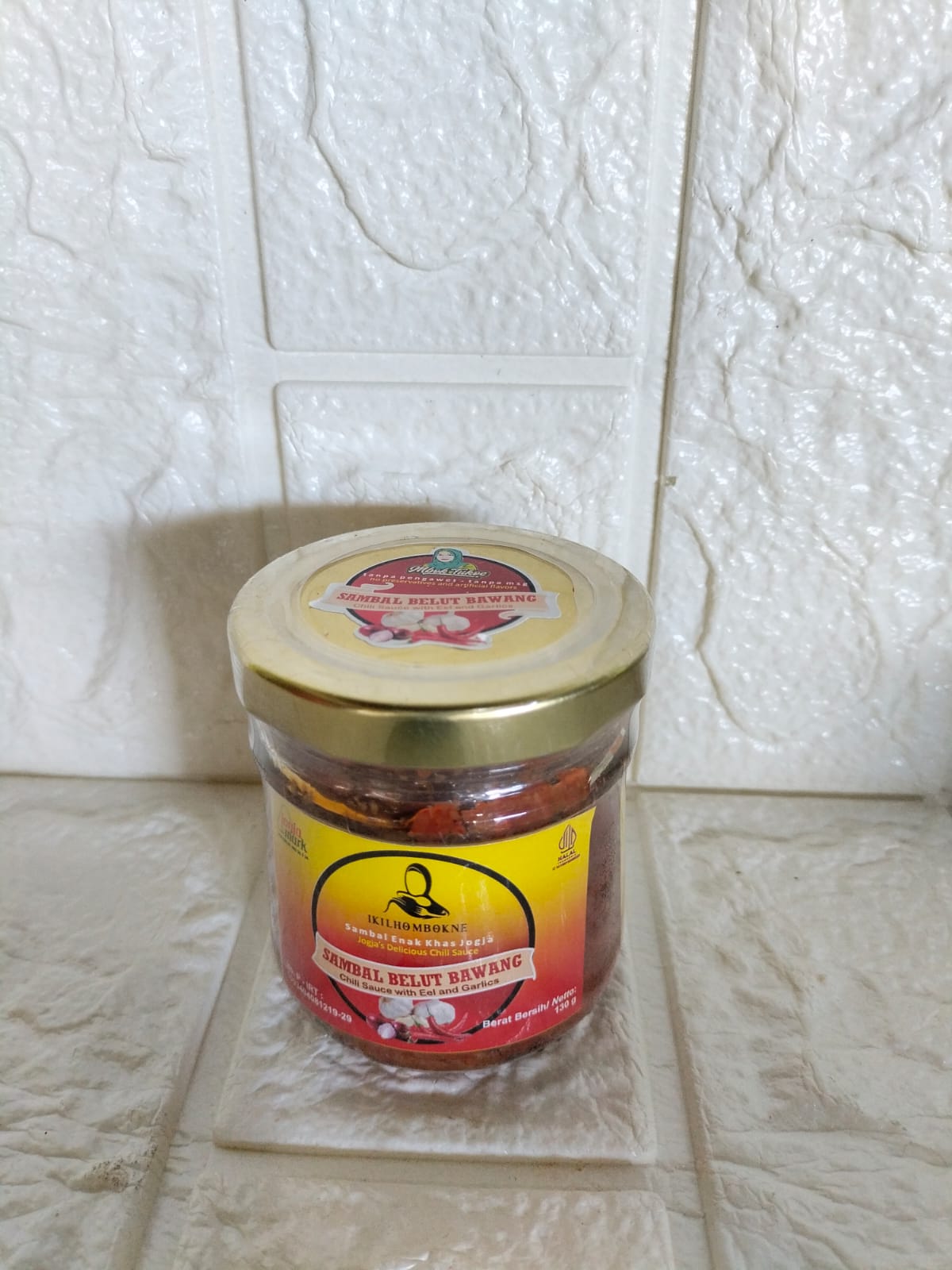 Sambal Belut Bawang (Botol Kaca 130gr)