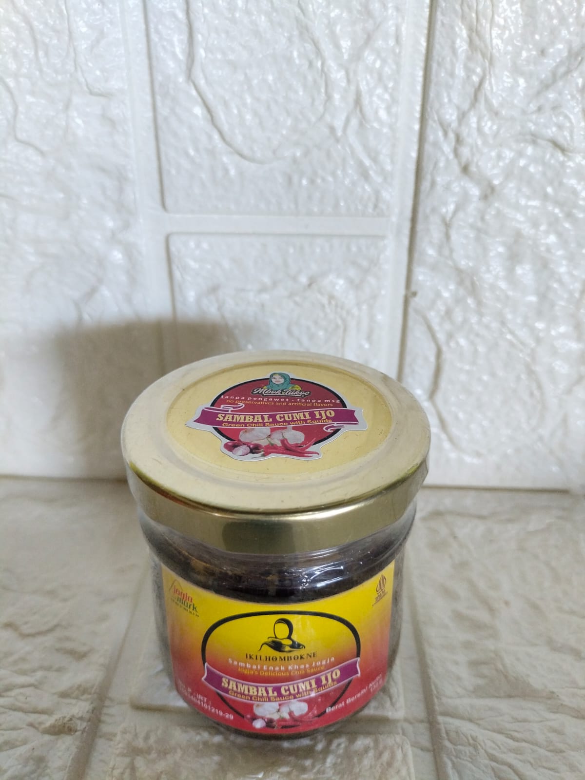 Sambal Cumi Ijo (Botol Kaca 130gr)