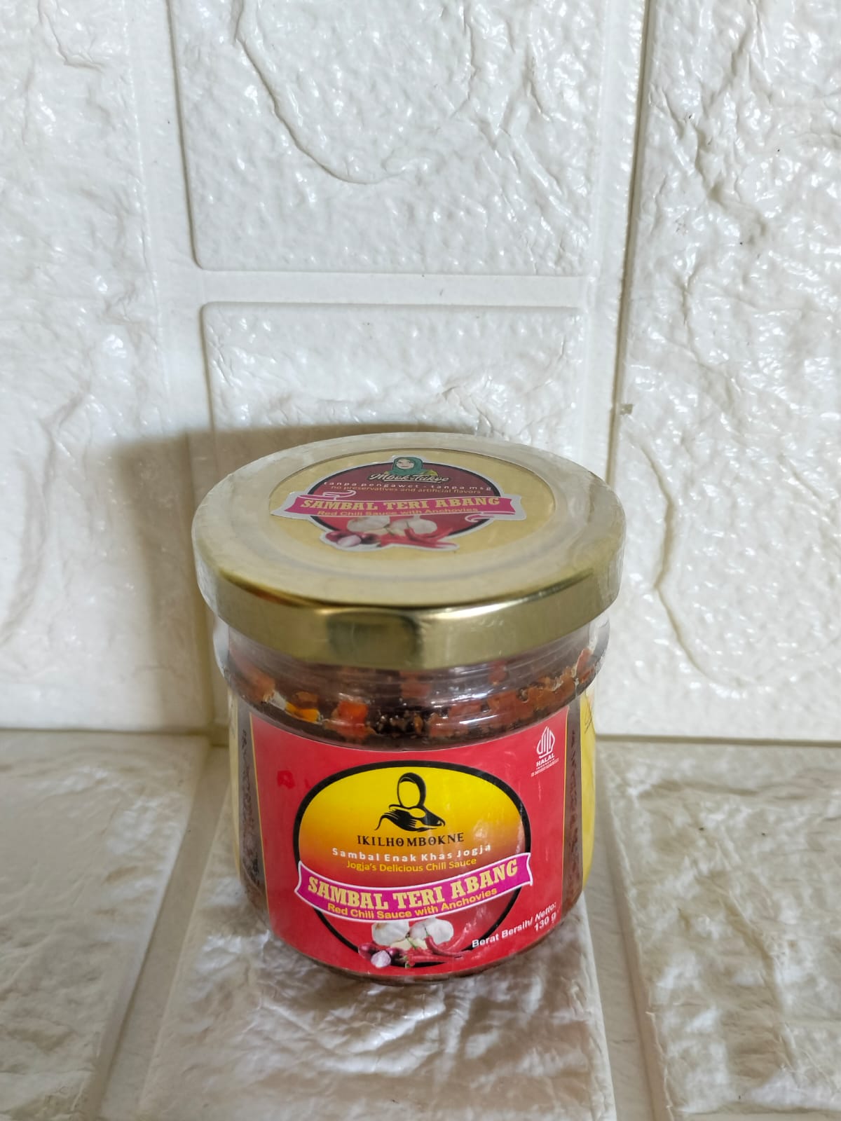 Sambal Teri Abang (Botol Kaca 130gr)