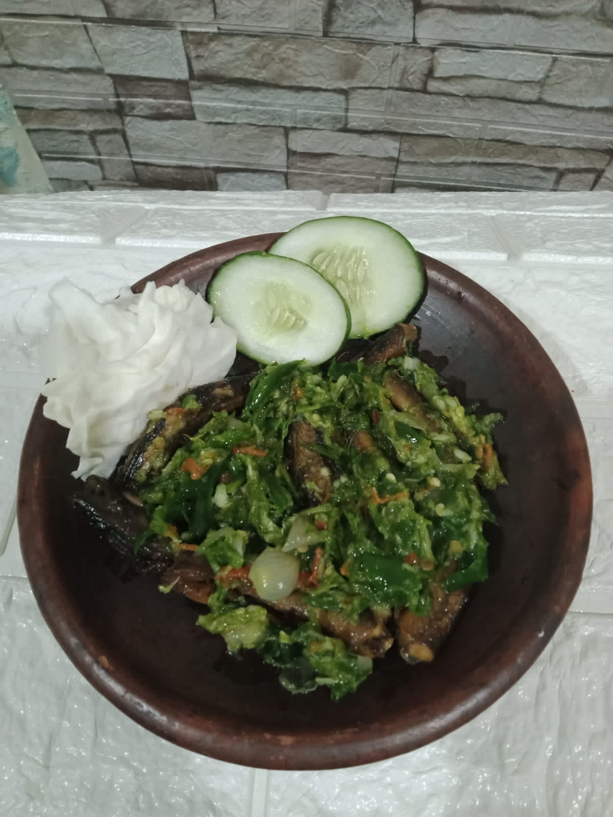 Belut Geprek Lombok Ijo